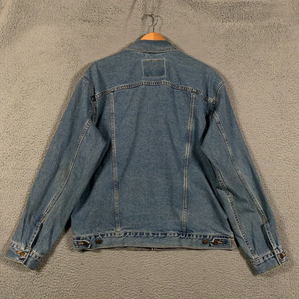 Vintage Levi's Relaxed Trucker Jacket Mens XL Blue Denim USA 80s 90s 70507-0389